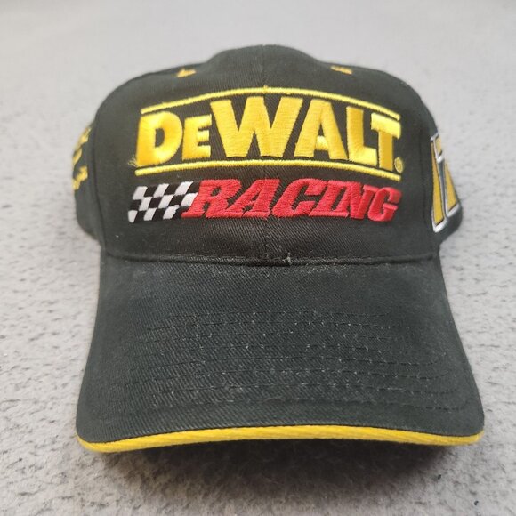 Checkered Flag Other - Vintage Matt Kenseth Hat Cap Snapback DeWalt Racing Black NASCAR Embroidered